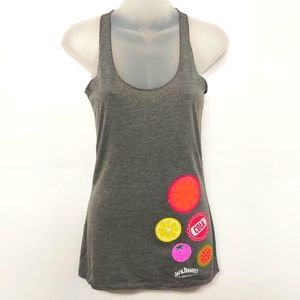 Free NWOT Bella 'Jack Daniels' Grey Muscle Tee, Size Small